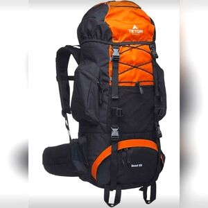 TETON 55L Scout Internal Frame Backpack for Hiking, Camping, Backpacking